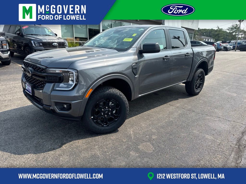 Gray 2026 Ford Ranger Pickup Truck Four-Wheel Drive Automatic