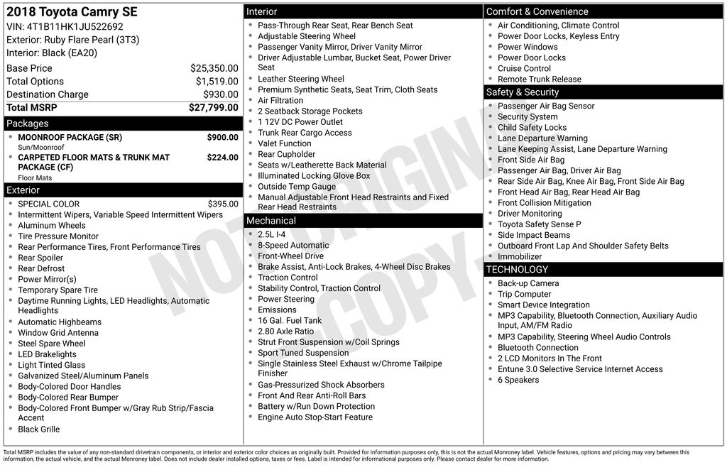 2018 Toyota Camry