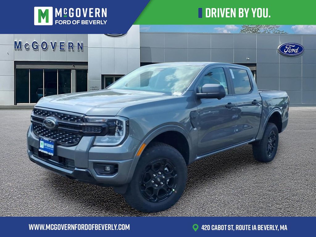 Gray 2026 Ford Ranger Pickup Truck Four-Wheel Drive Automatic