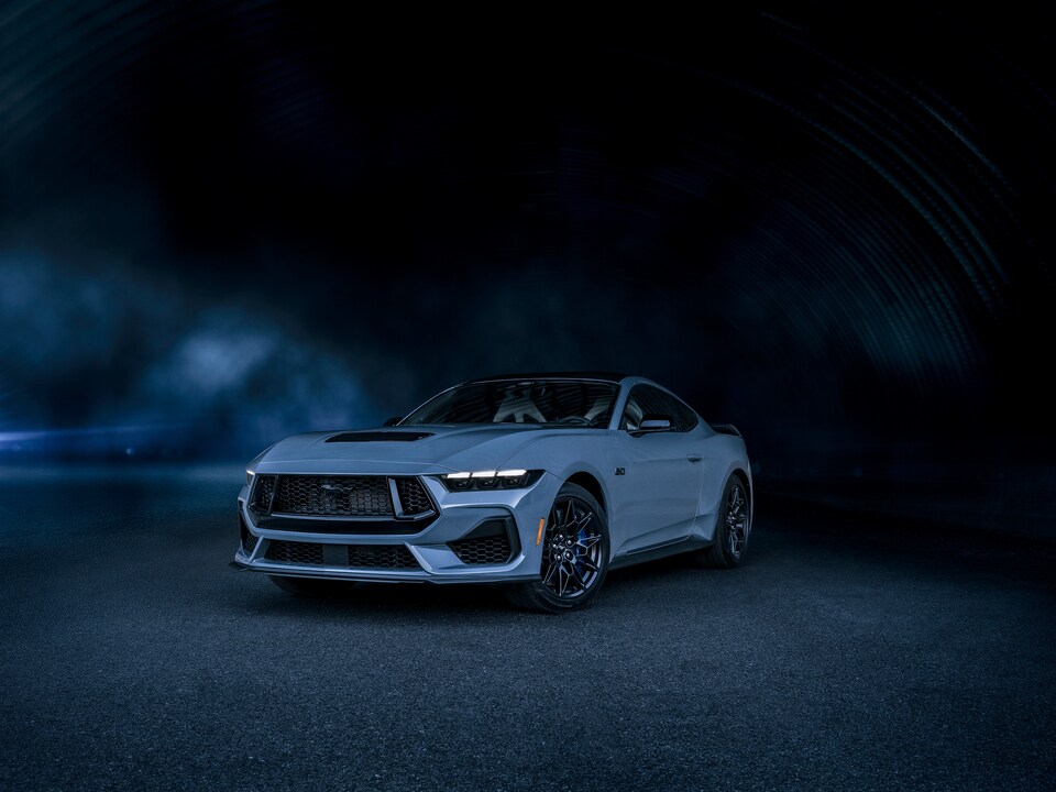  2026 Ford Mustang at night