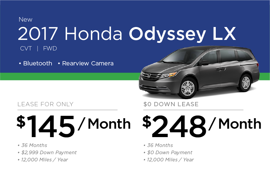 Honda Odyssey Special Offer