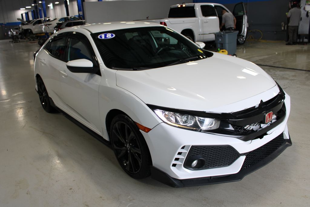 Used 2018 Honda Civic Hatchback Sport with VIN SHHFK7G40JU203428 for sale in Everett, MA