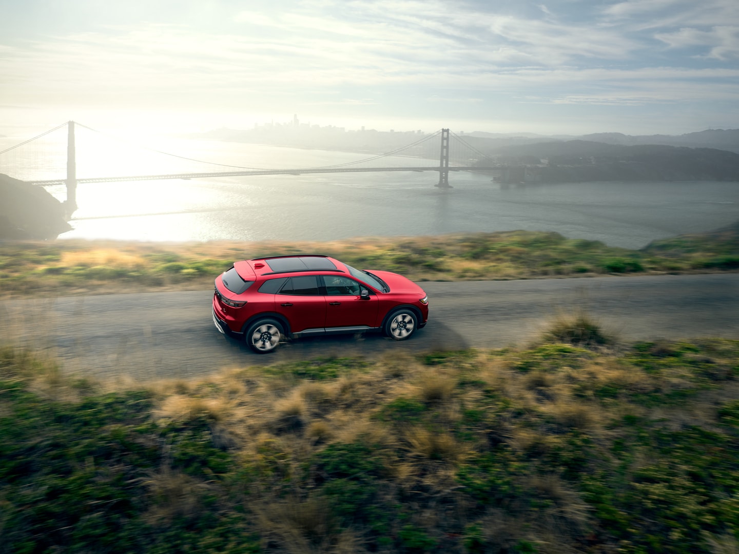  2026 Honda Prologue driving on coastal highway