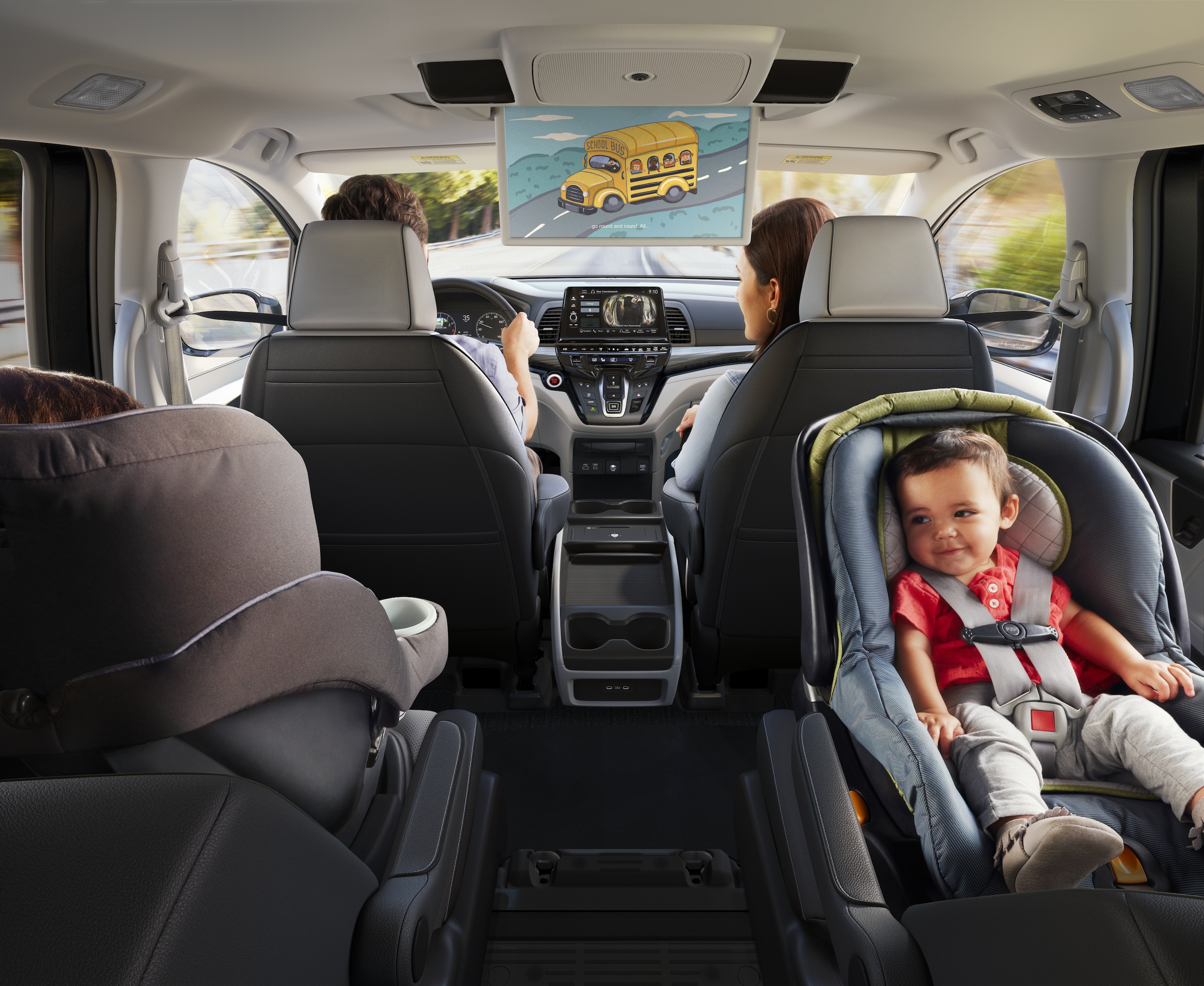 Honda Odyssey seating and technology