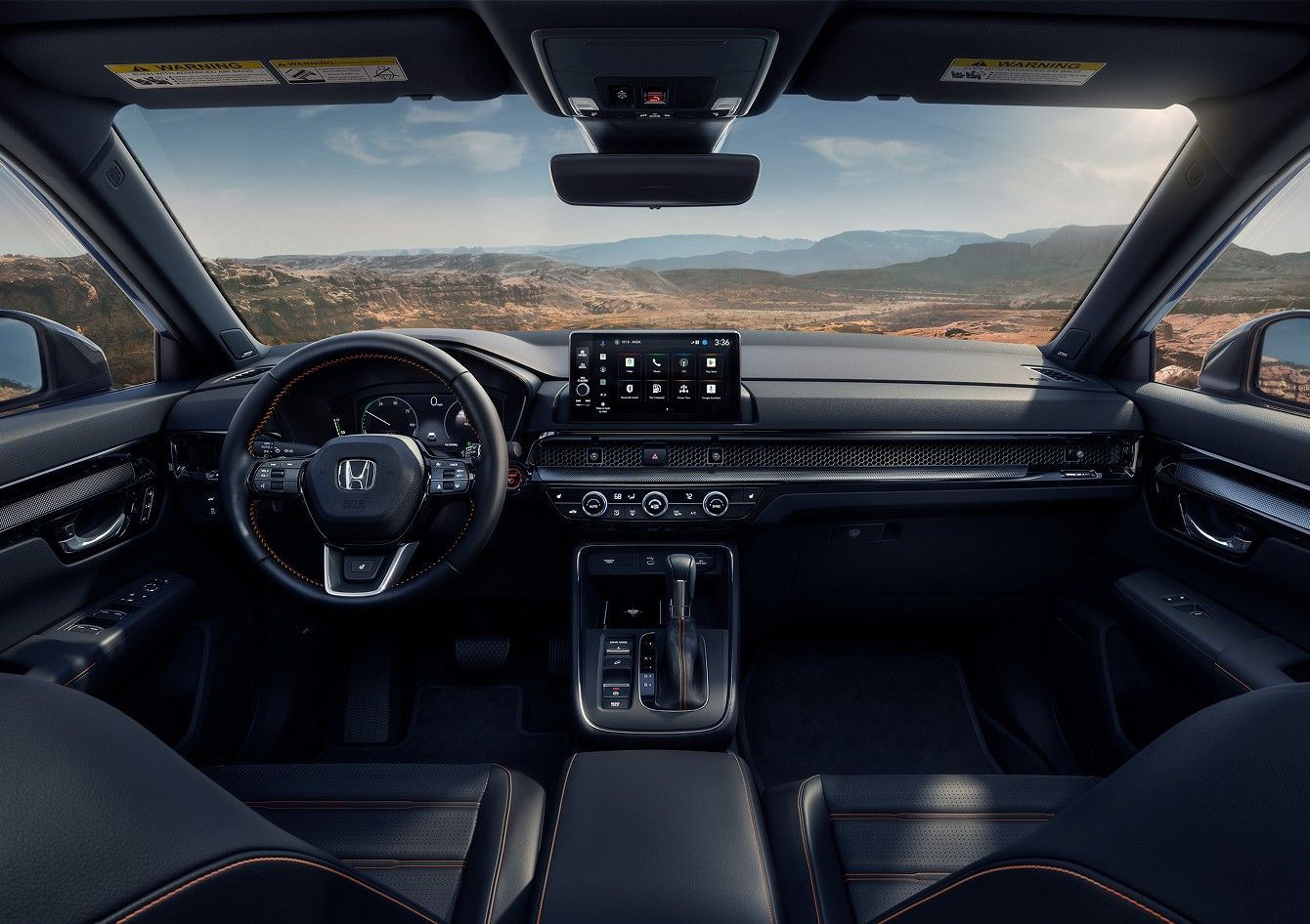 Honda CR-V Hybrid interior and technology