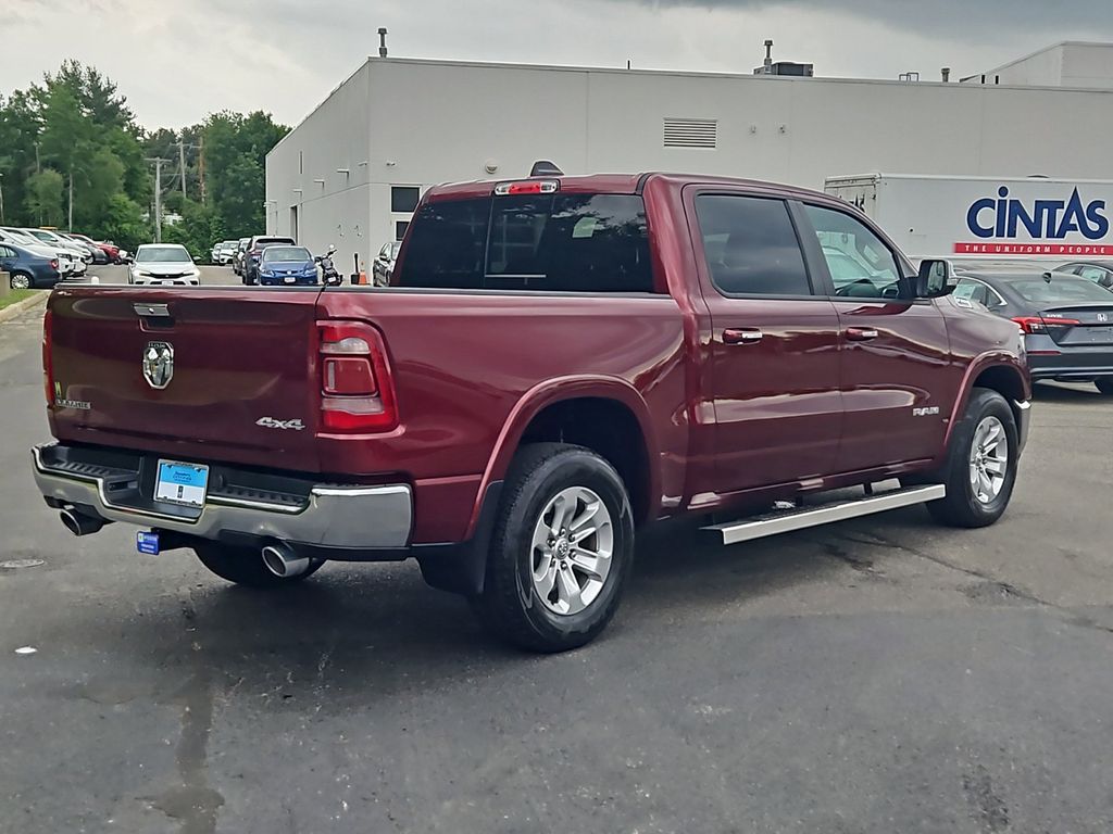 Used 2021 RAM Ram 1500 Pickup Laramie with VIN 1C6SRFJT2MN688609 for sale in Brockton, MA