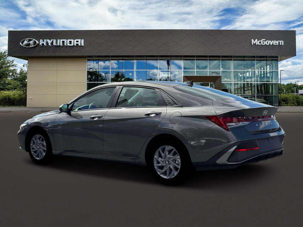 New 2026 Hyundai Elantra Hybrid Blue Sedan