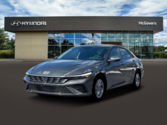 2026 Hyundai Elantra Hybrid Blue Sedan