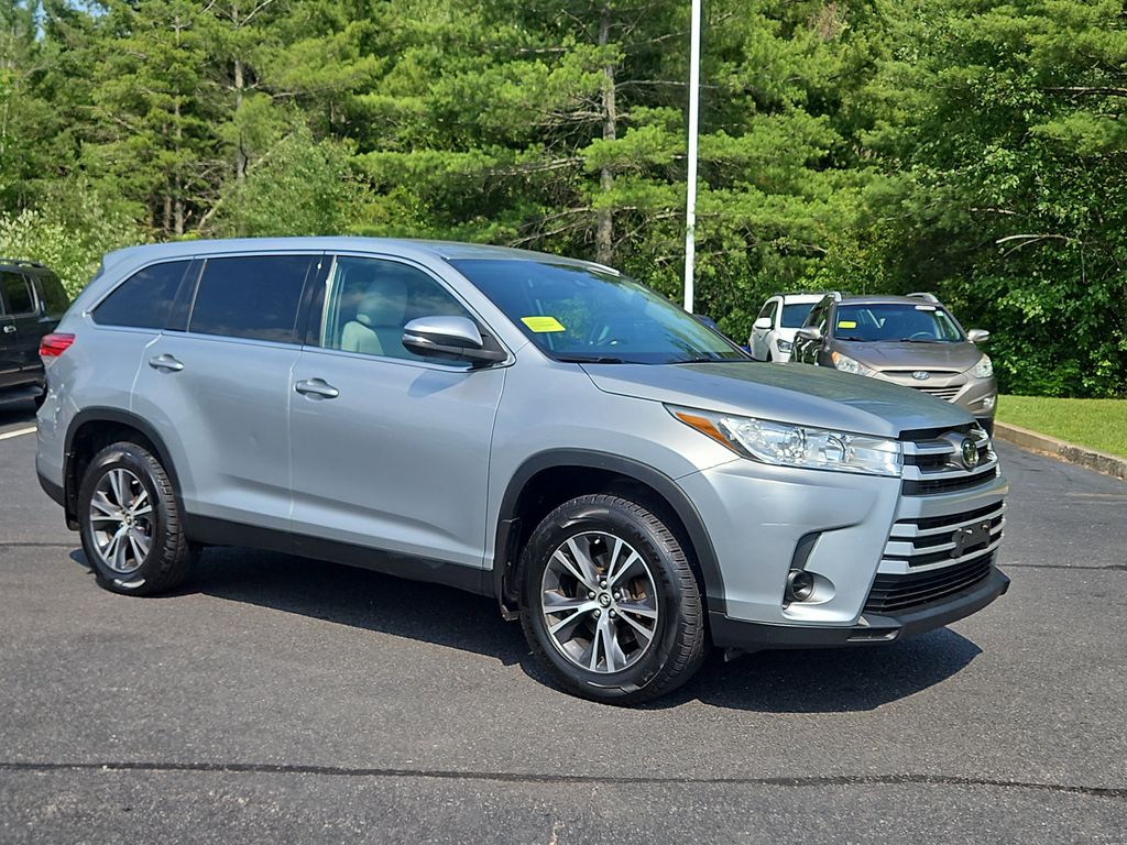 Used 2019 Toyota Highlander LE with VIN 5TDBZRFH1KS990396 for sale in Brockton, MA