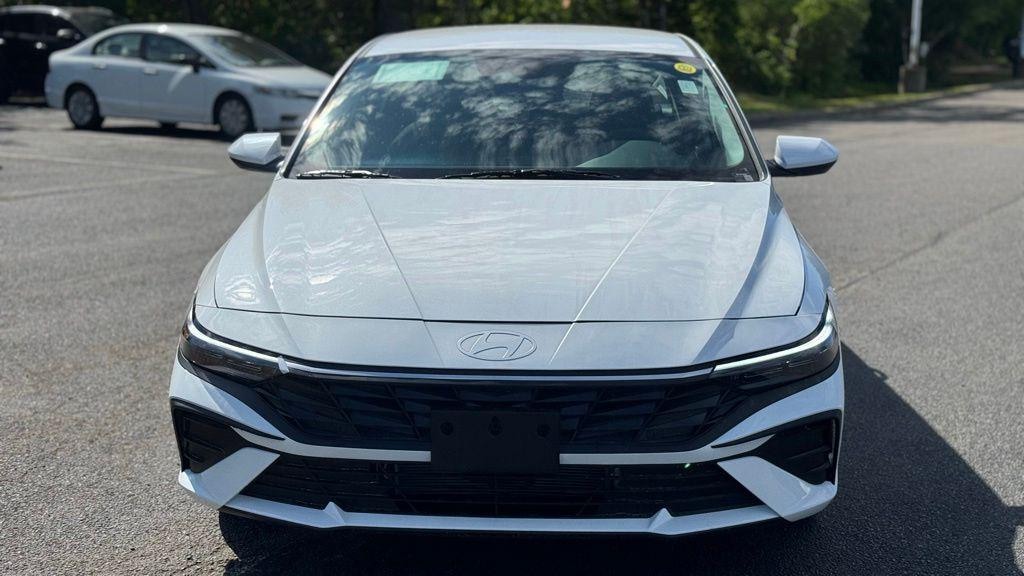 New 2026 Hyundai Elantra Hybrid Blue Sedan