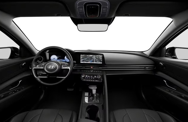 Hyundai Elantra Hybrid interior and technology