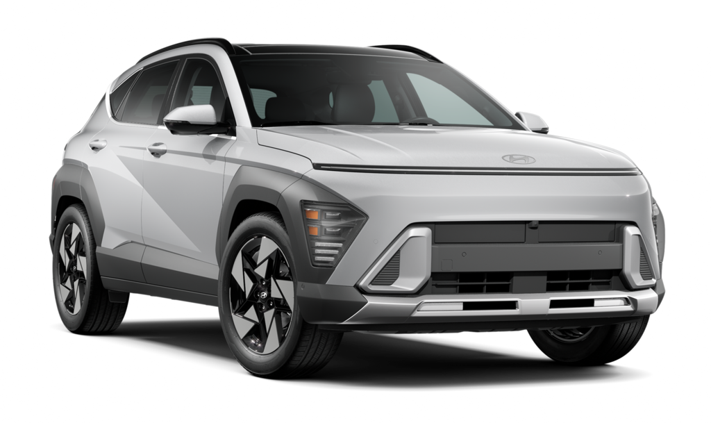 Silver Hyundai Kona