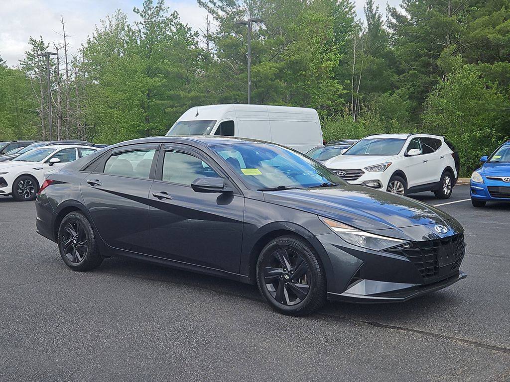 Certified 2021 Hyundai Elantra SEL with VIN 5NPLS4AG5MH037788 for sale in Brockton, MA