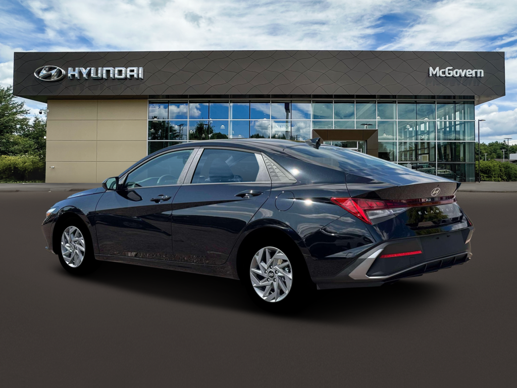 New 2026 Hyundai Elantra Hybrid Blue Sedan