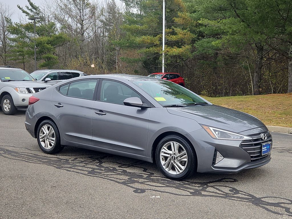 Used 2019 Hyundai Elantra SEL with VIN 5NPD84LF3KH471793 for sale in Brockton, MA