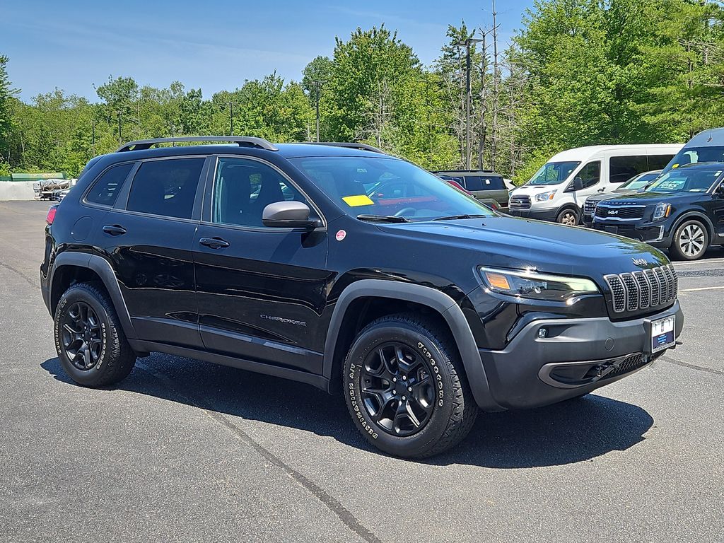 Used 2019 Jeep Cherokee Trailhawk Elite with VIN 1C4PJMBX7KD108592 for sale in Brockton, MA