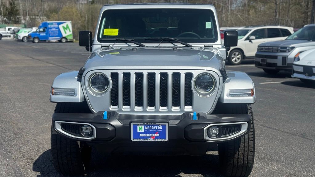 Used 2023 Jeep Wrangler 4xe Sahara 4XE with VIN 1C4JJXP66PW689800 for sale in Brockton, MA