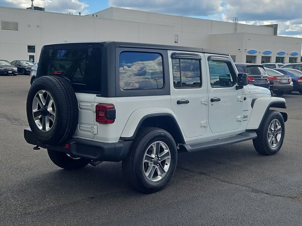 Used 2018 Jeep All-New Wrangler Unlimited Sahara with VIN 1C4HJXEN1JW251024 for sale in Brockton, MA