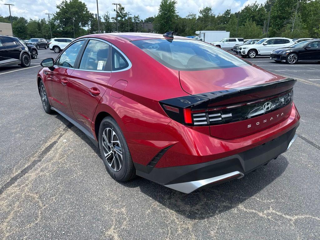 New 2026 Hyundai Sonata Hybrid Blue Sedan