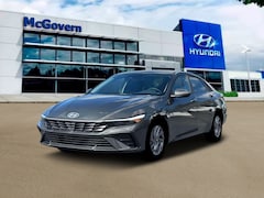 2026 Hyundai Elantra Hybrid Blue Sedan