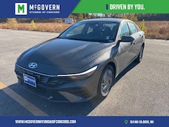 2025 Hyundai Elantra Hybrid Blue Sedan