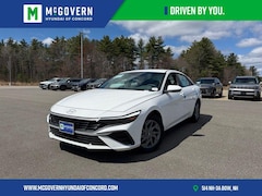 2026 Hyundai Elantra Hybrid Blue Sedan
