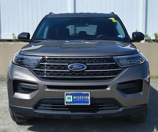Certified 2021 Ford Explorer XLT with VIN 1FMSK8DH7MGB90387 for sale in Newton, MA