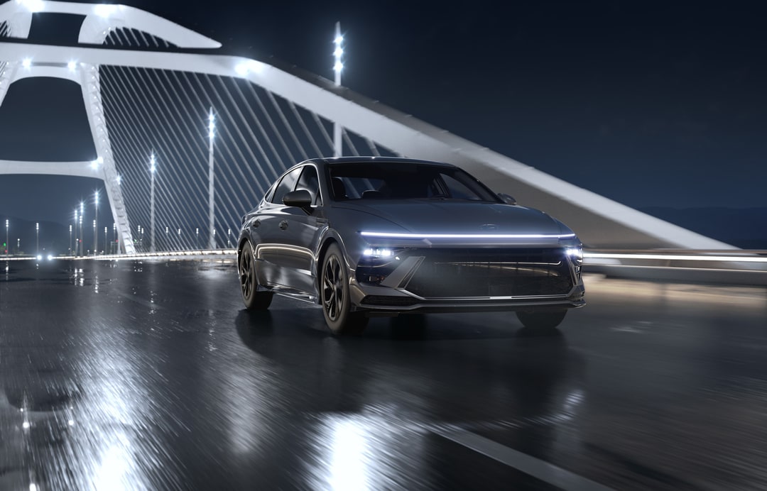  2026 Hyundai Sonata Hybrid on the road