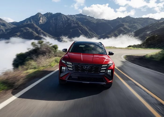  Red 2026 Hyundai Tucson Hybrid