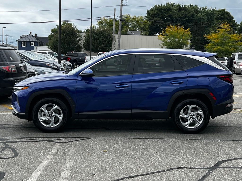 Certified 2022 Hyundai Tucson SE with VIN 5NMJACAE6NH072518 for sale in Milford, MA