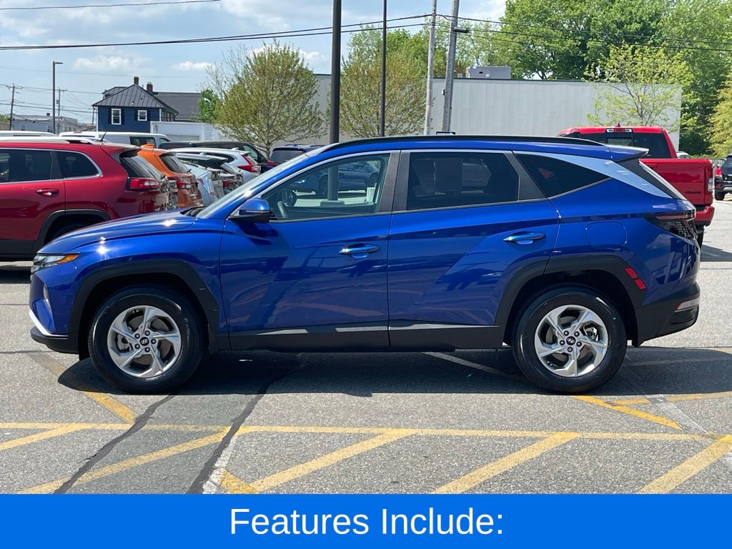Certified 2022 Hyundai Tucson SEL with VIN 5NMJBCAE7NH115292 for sale in Milford, MA