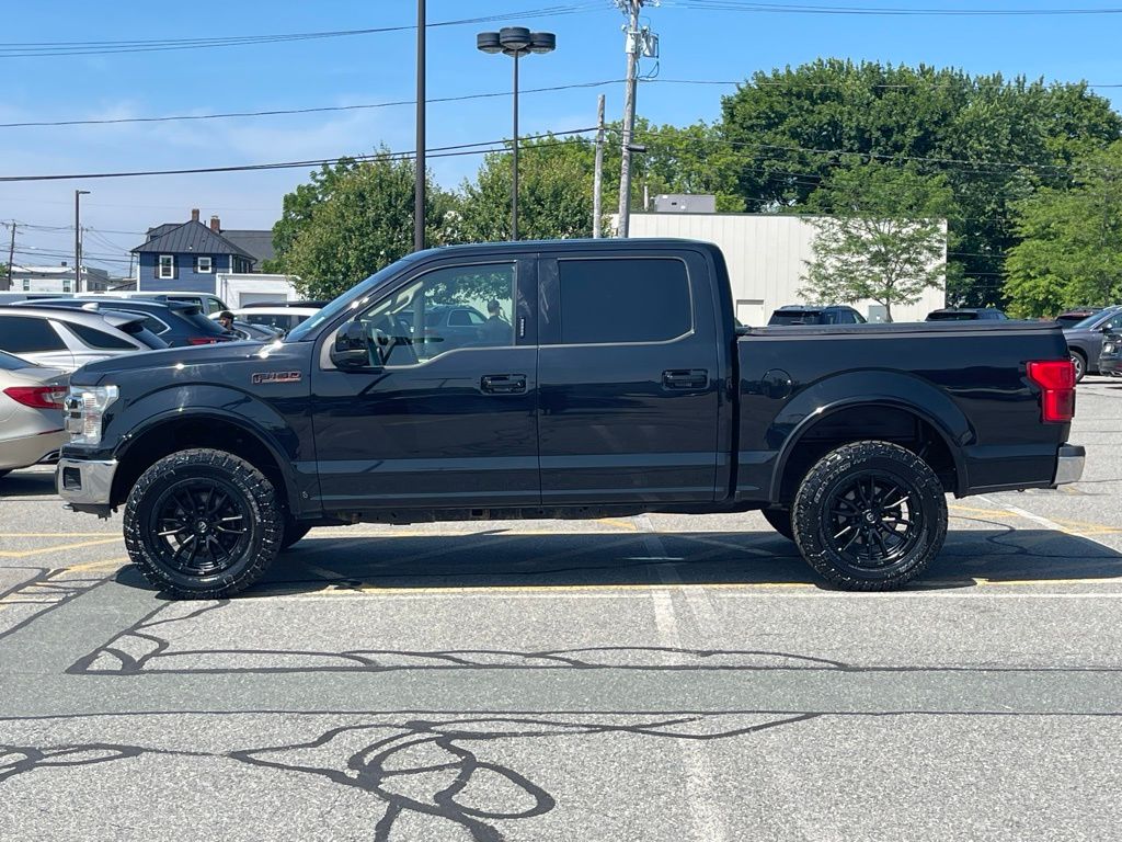 Used 2019 Ford F-150 Lariat with VIN 1FTEW1E44KFC57975 for sale in Milford, MA