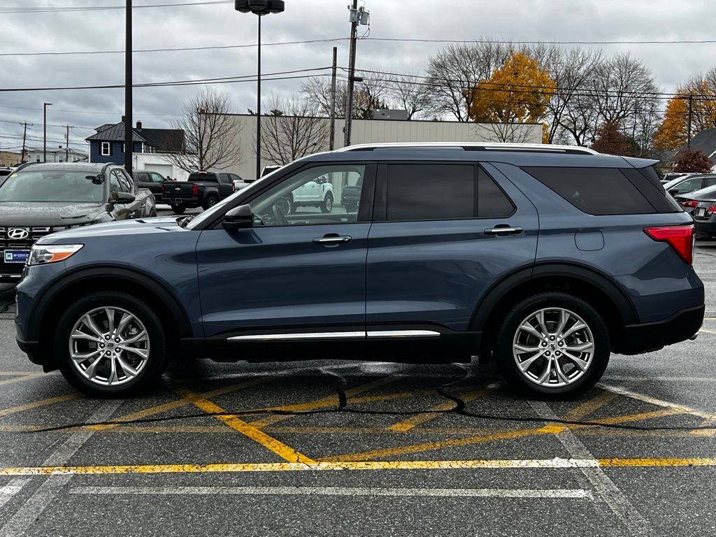 Used 2021 Ford Explorer Limited with VIN 1FMSK8FH3MGA21142 for sale in Milford, MA