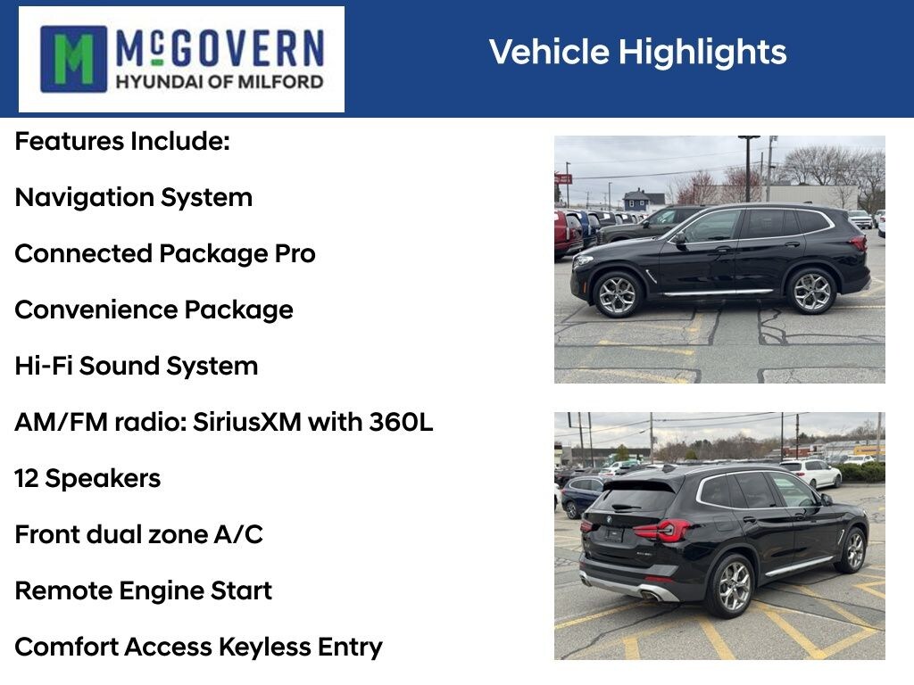 Used 2022 BMW X3 xDrive30i SUV