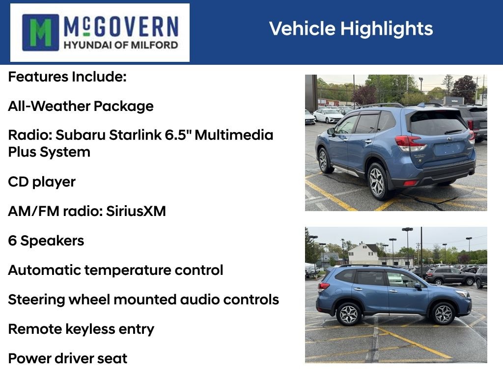 Used 2019 Subaru Forester Premium SUV