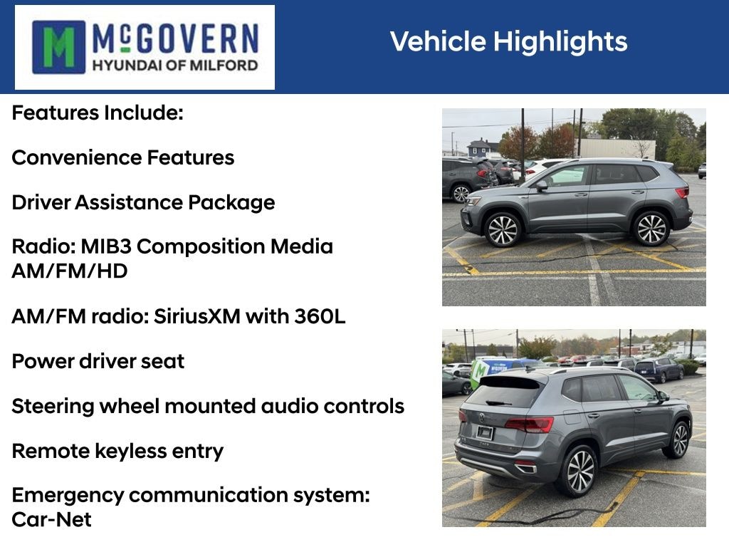 Used 2022 Volkswagen Taos 1.5T SE SUV