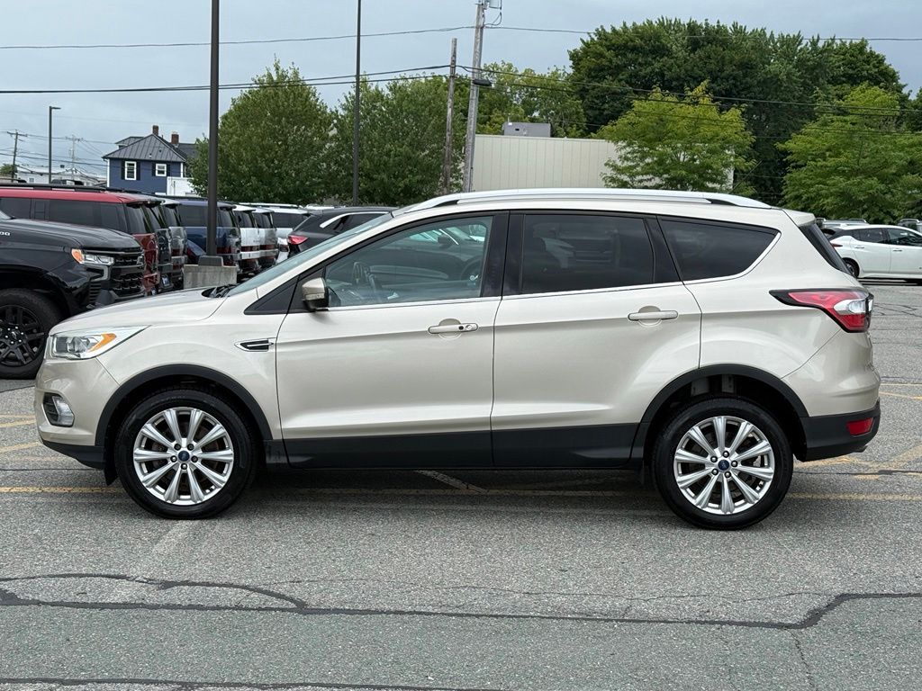 Used 2017 Ford Escape Titanium with VIN 1FMCU9J98HUC83248 for sale in Milford, MA