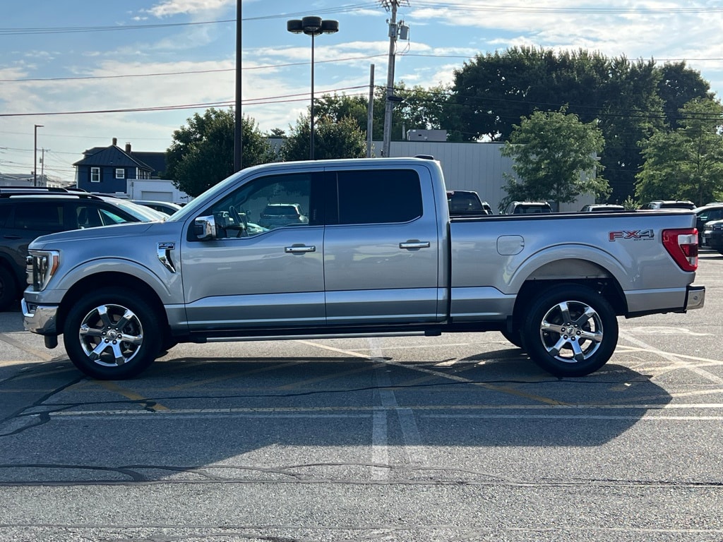 Used 2021 Ford F-150 Lariat with VIN 1FTFW1E8XMKD78737 for sale in Milford, MA