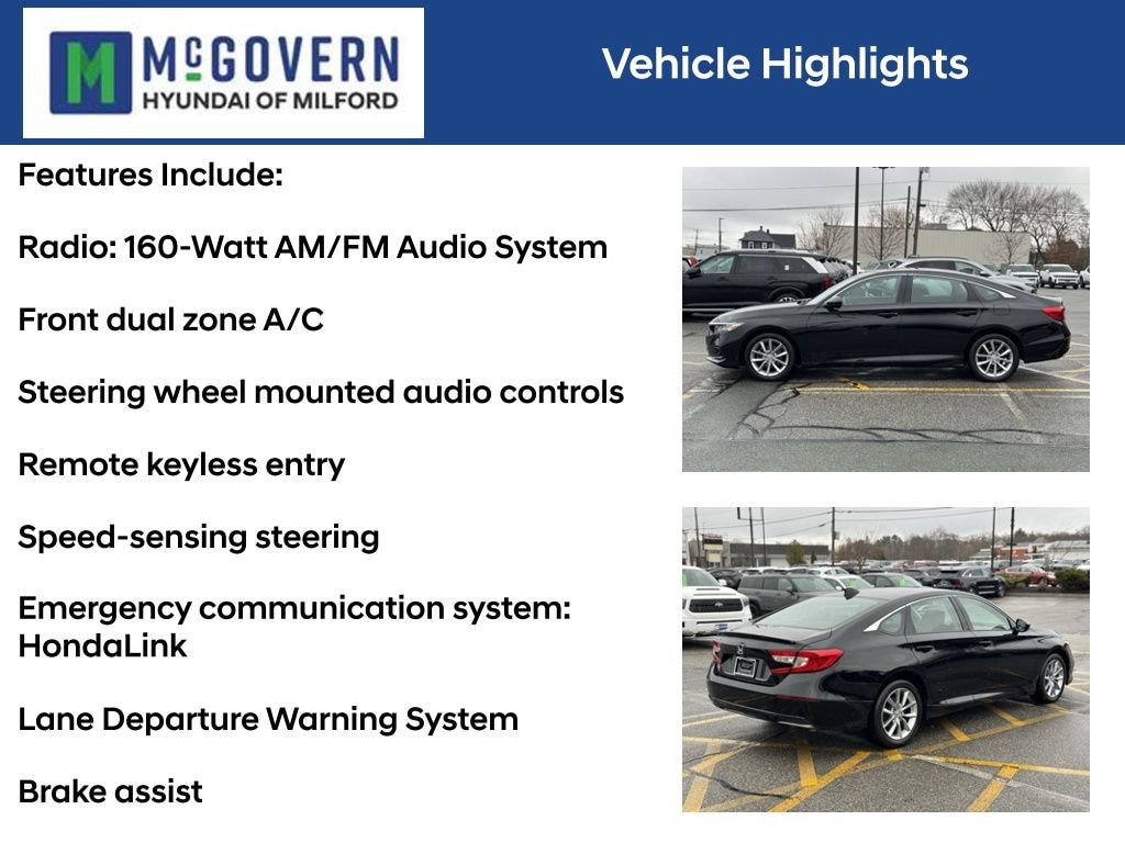 Used 2022 Honda Accord LX Sedan