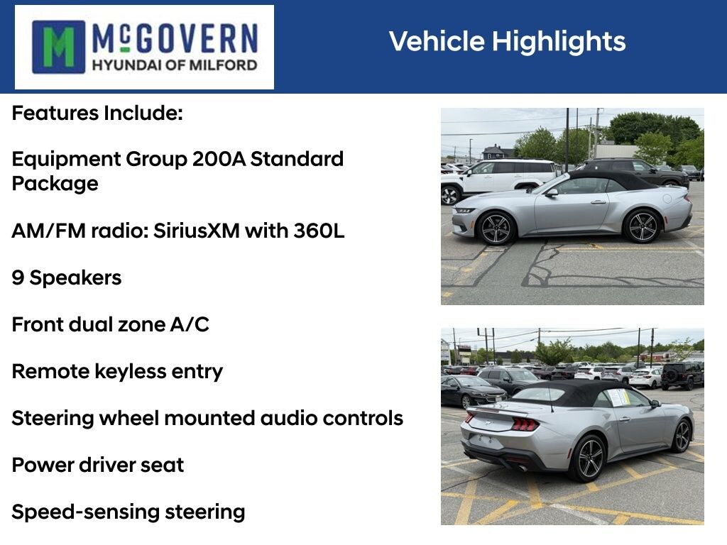 Used 2024 Ford Mustang Ecoboost Premium Convertible