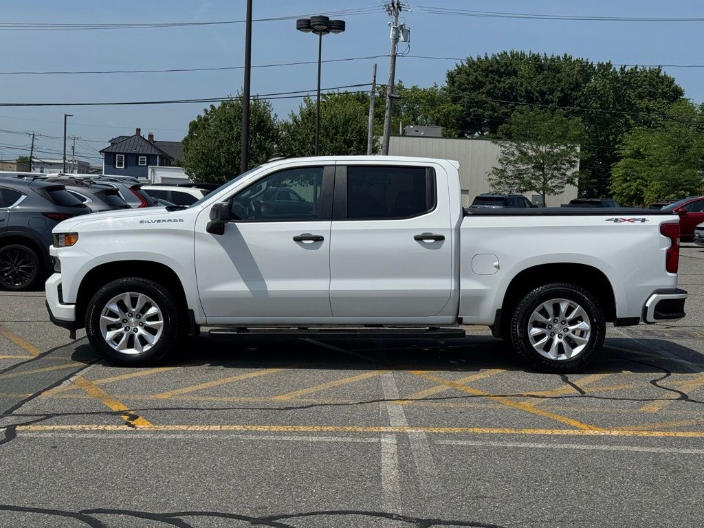 Used 2021 Chevrolet Silverado 1500 Custom with VIN 3GCPYBEK9MG350984 for sale in Milford, MA
