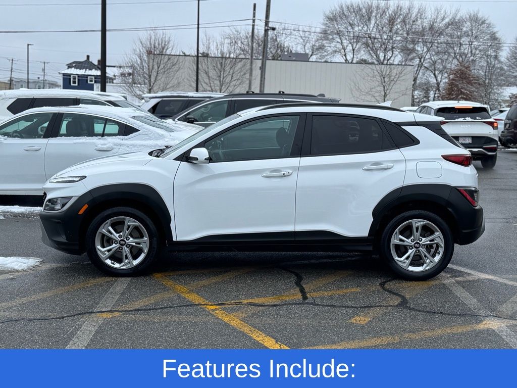 Certified 2023 Hyundai Kona SEL with VIN KM8K6CAB7PU990894 for sale in Milford, MA