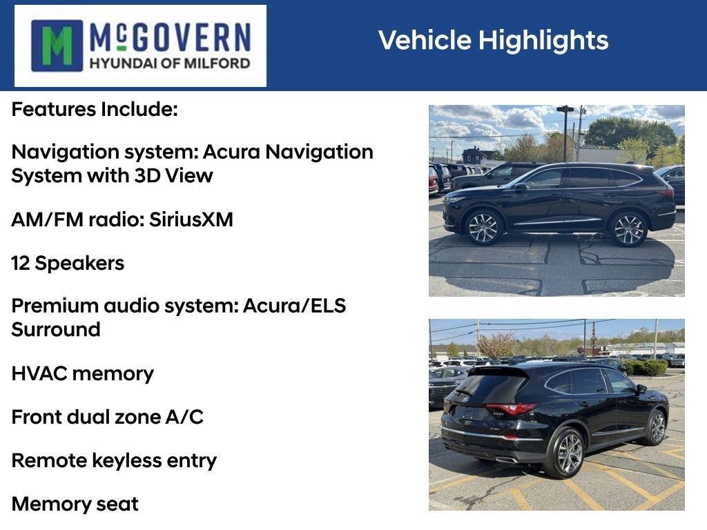 Used 2023 Acura MDX Technology SUV