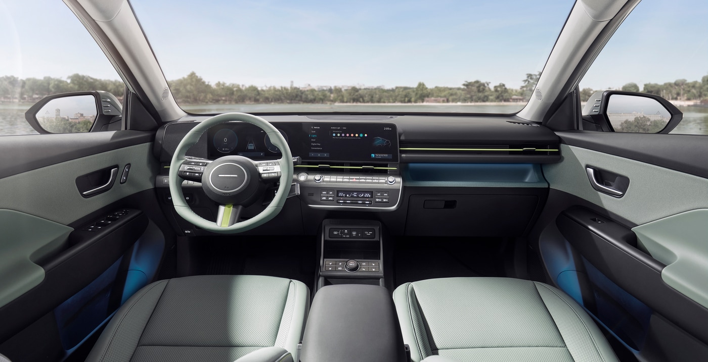 Hyundai Kona interior and technology