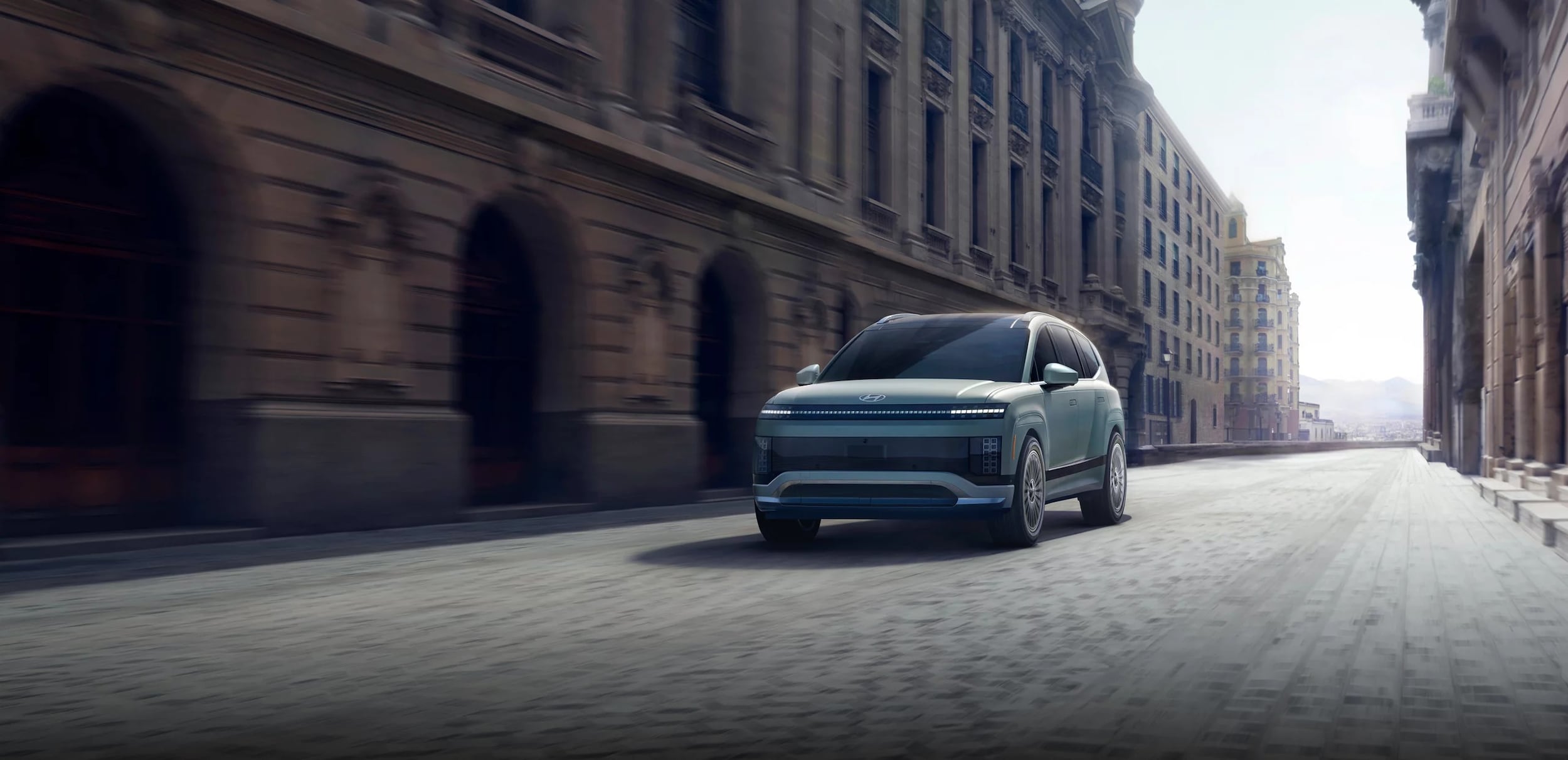 2026 Hyundai IONIQ 9 driving in city
