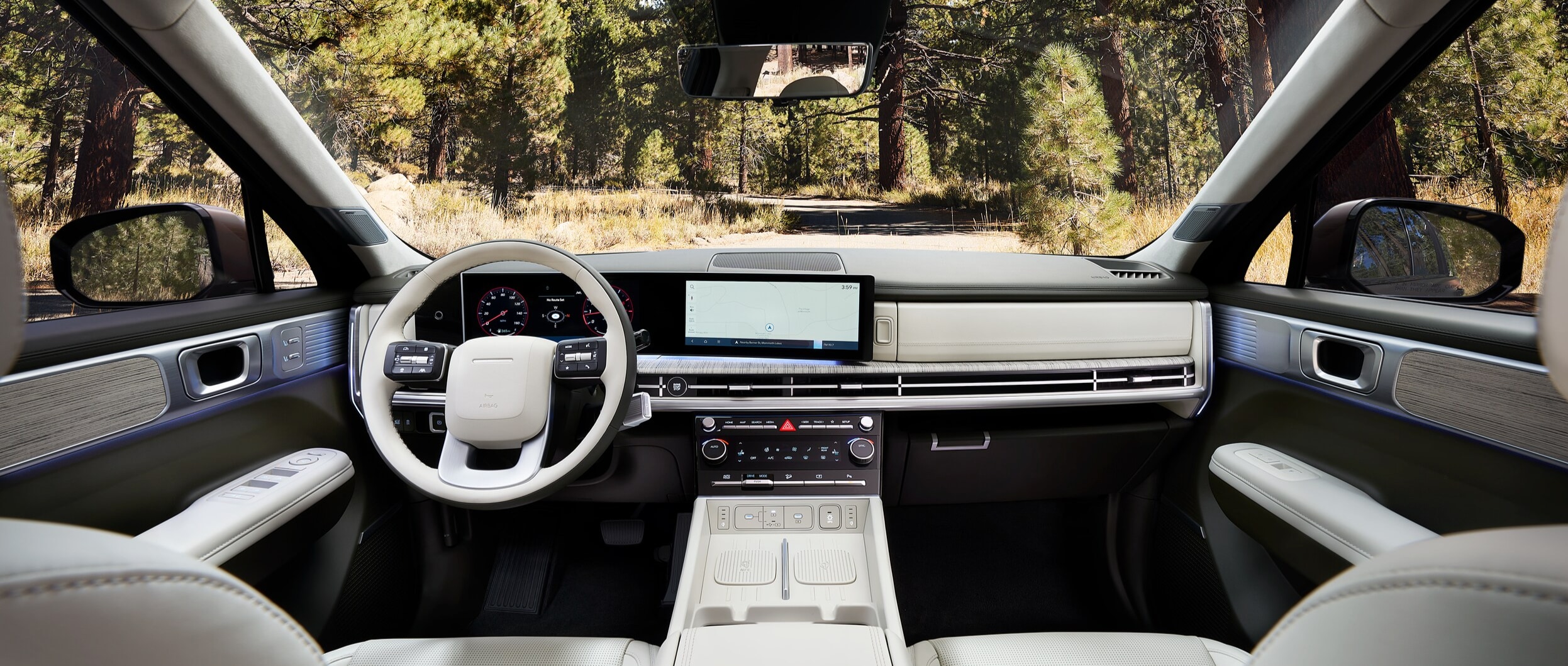 Hyundai Santa Fe interior and technology