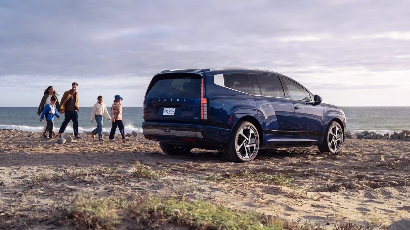 2026 Hyundai IONIQ 9 on the beach
