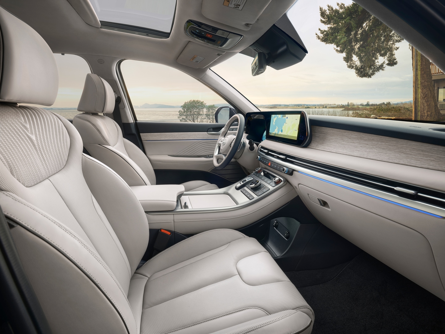 Hyundai Palisade interior and technology