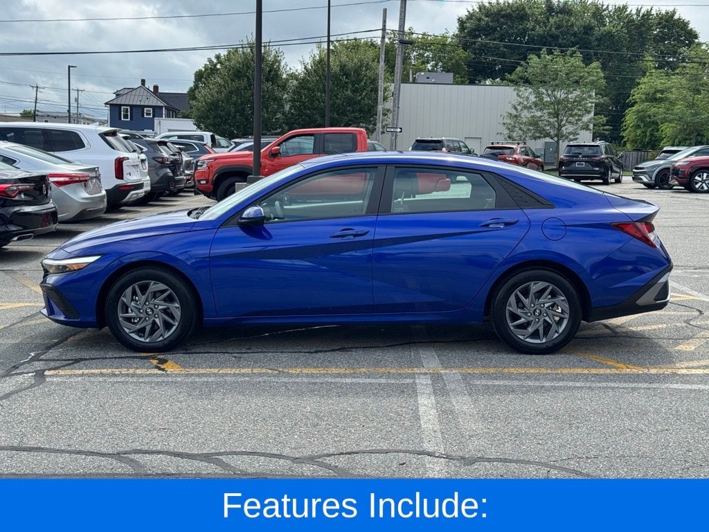 Certified 2024 Hyundai Elantra SEL with VIN KMHLM4DG7RU689813 for sale in Milford, MA