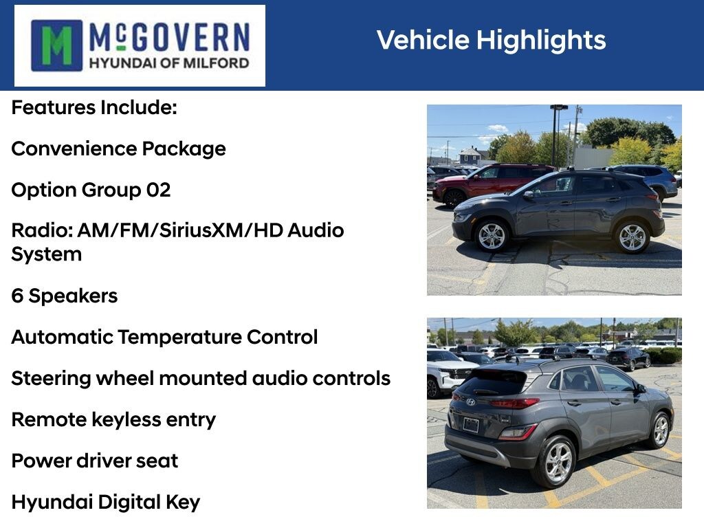 Certified 2023 Hyundai Kona SEL SUV
